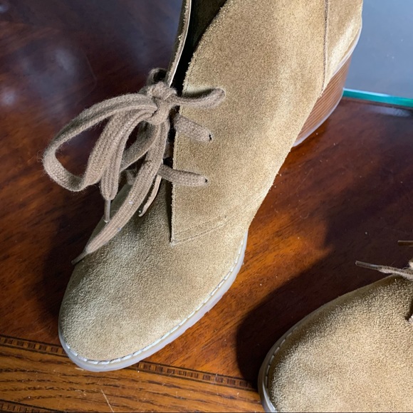 Susina Suede Leather Booties - Picture 7 of 11